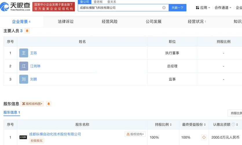 縱橫股份成立成都智飛科技公司，加碼人工智能行業(yè)應(yīng)用布局